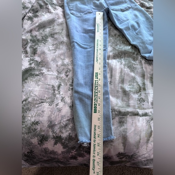 Agolde Blue Skinny Jeans Vintage Style Sz 29 cropped - Picture 5 of 9